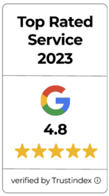 Top Rated Service – Google 4.8